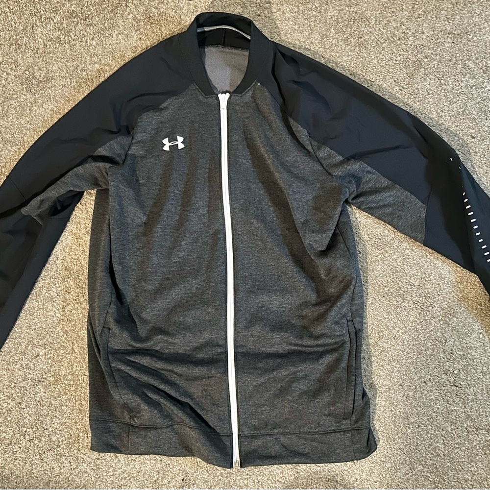 Under Armour Men's Black and Gray Performance Jacket